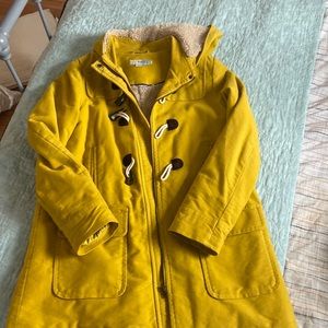 NWOT Boden faux fur lined coat